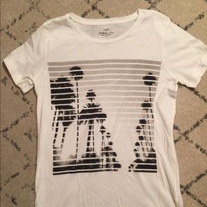 J. Crew Palm Tree Graphic Tee